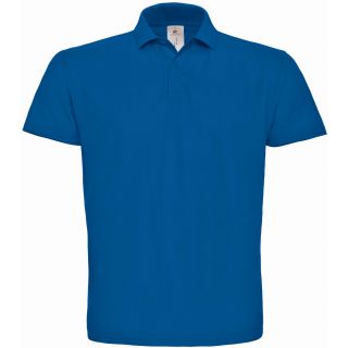 Polo manches courtes ID.001 homme - bleu royal