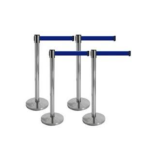 Poteau de balisage à sangle rétractable BL940