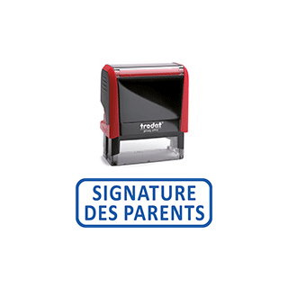 Tampon encreur x-print signature des parents
