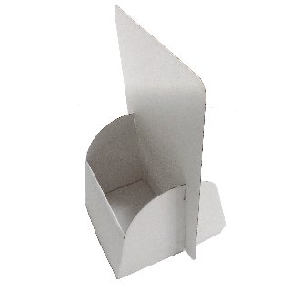 Présentoir carton A6 ou 1/3 A4 ASCA6 vierge