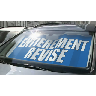 Panneau pare-brise VITRAFLASH ENTIEREMENT REVISE jaune et noir