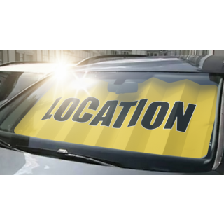 Panneau pare-brise VITRAFLASH Location