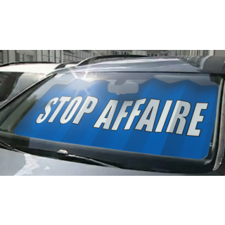 Panneau pare-brise VITRAFLASH Stop affaire