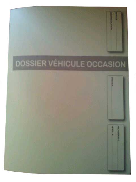 Dossier véhicule occasion coloris jaune les 500 ex - Autosignalétique