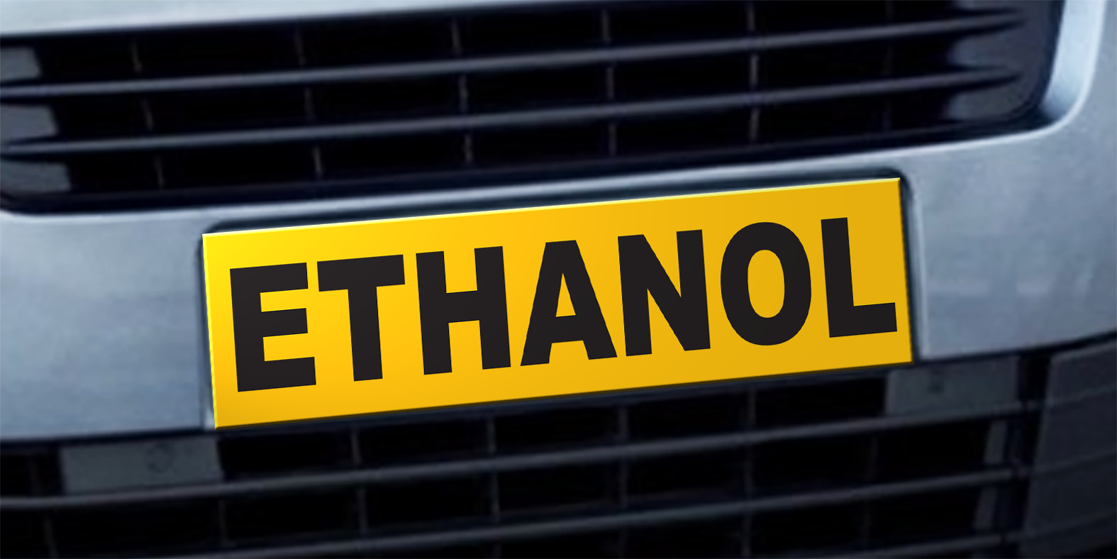 Cache plaque d'immatriculation avantage ethanol - Autosignal&eacute;tique