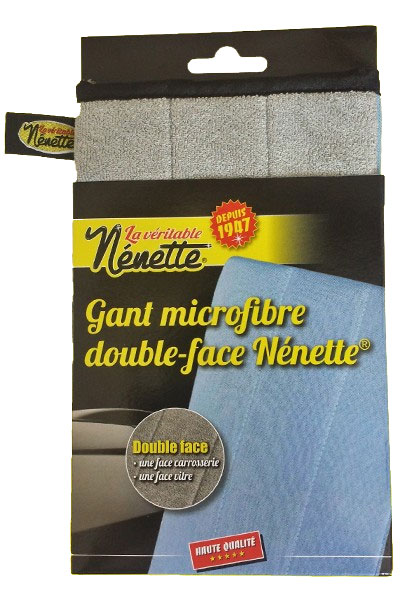Gant microfibre 1 face carrosserie 1 face vitre - Autosignal&eacute;tique