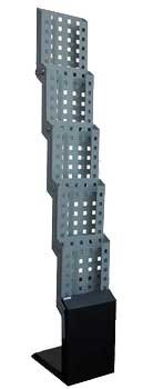 Présentoir a4 sur pied upble hole - Autosignaletique