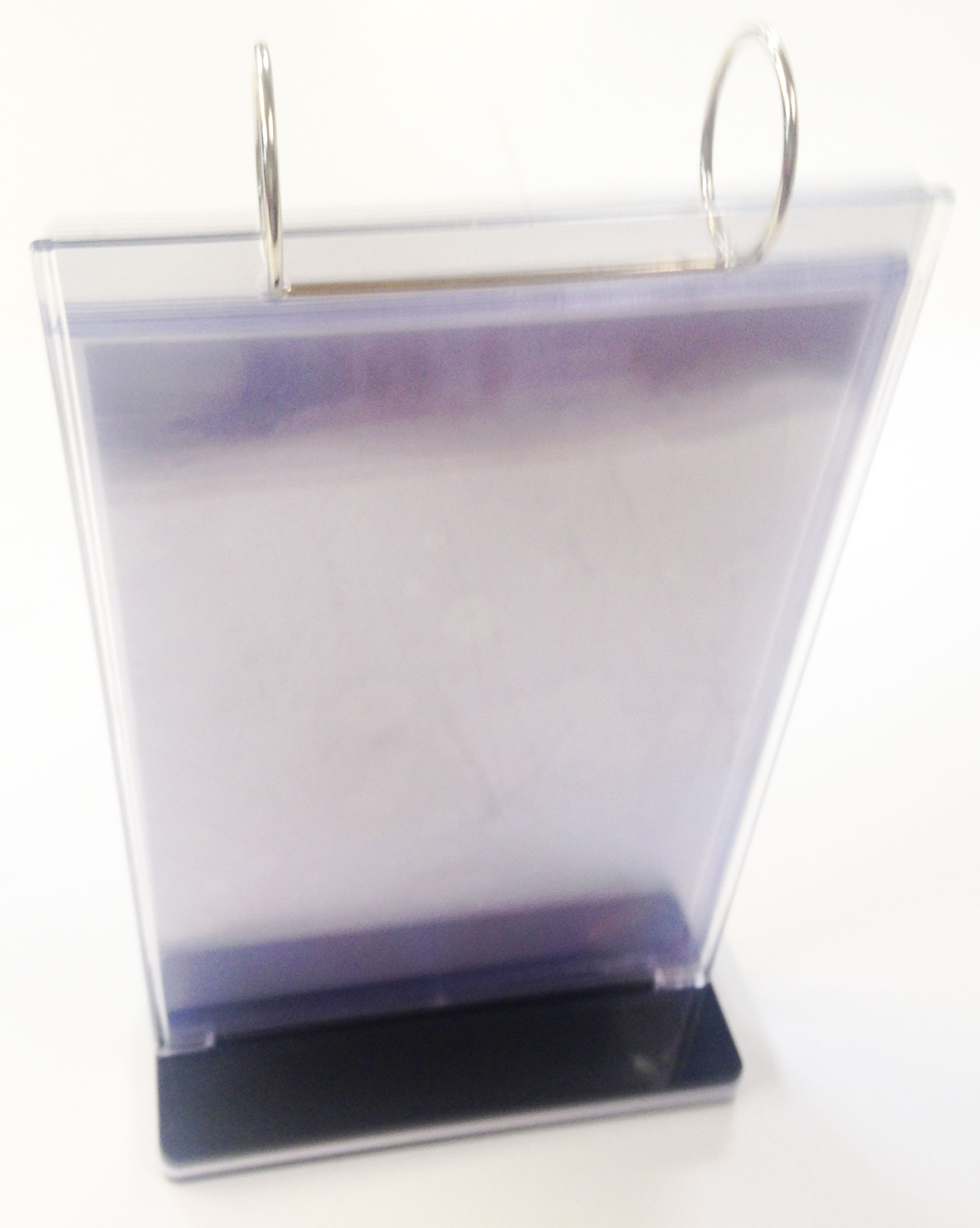 Présentoir 6 porte visuels transparents a5 verticaux ask6103 - Autosignal&eacute;tique