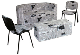 Kit mobilier accueil personnalisé - Autosignal&eacute;tique