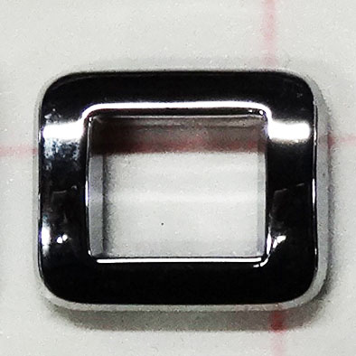 Lettre adhésive chromée o - Autosignal&eacute;tique