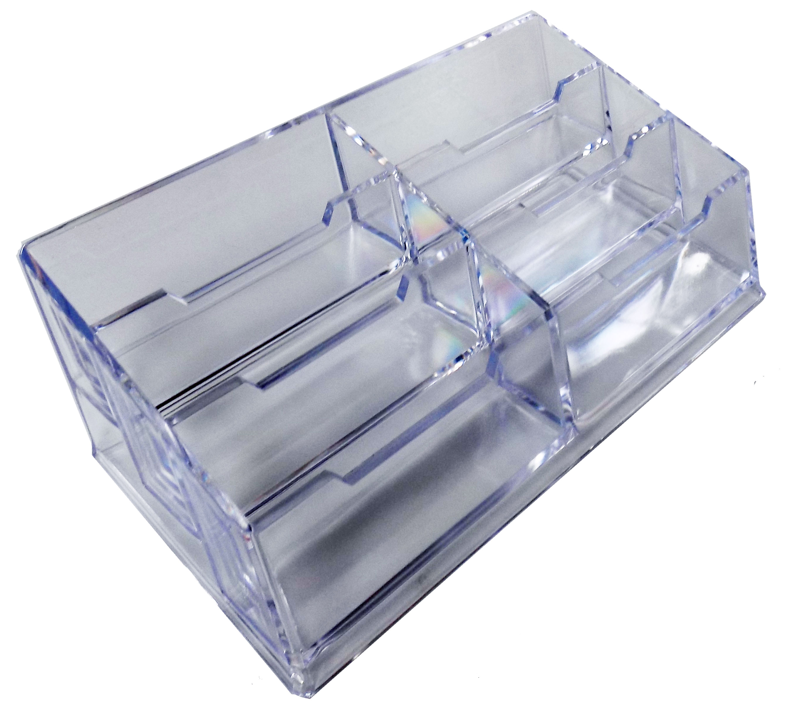 Présentoir de carte de visite 6 bacs ask055 - Autosignal&eacute;tique