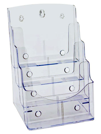 Présentoir a4 plexiglas 4 compartiments ask159 - Autosignaletique