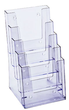 Présentoir a4 plexiglas 5 compartiments ask455 - Autosignaletique