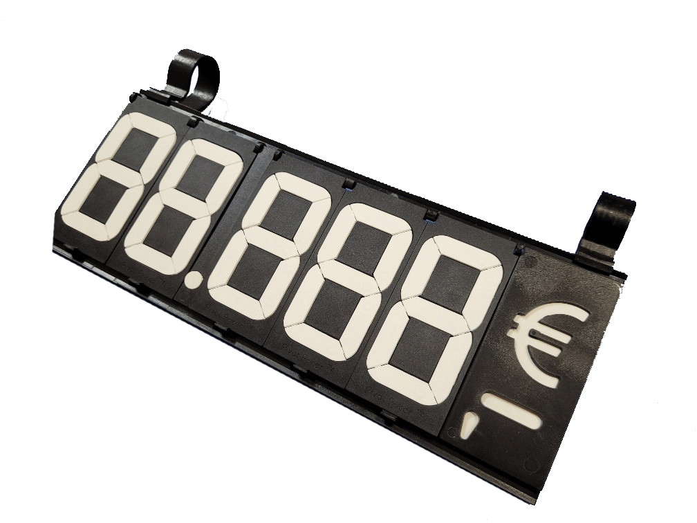 Panneau d'affichage des prix pare soleil PRISUNVISOR le lot de 10 ex