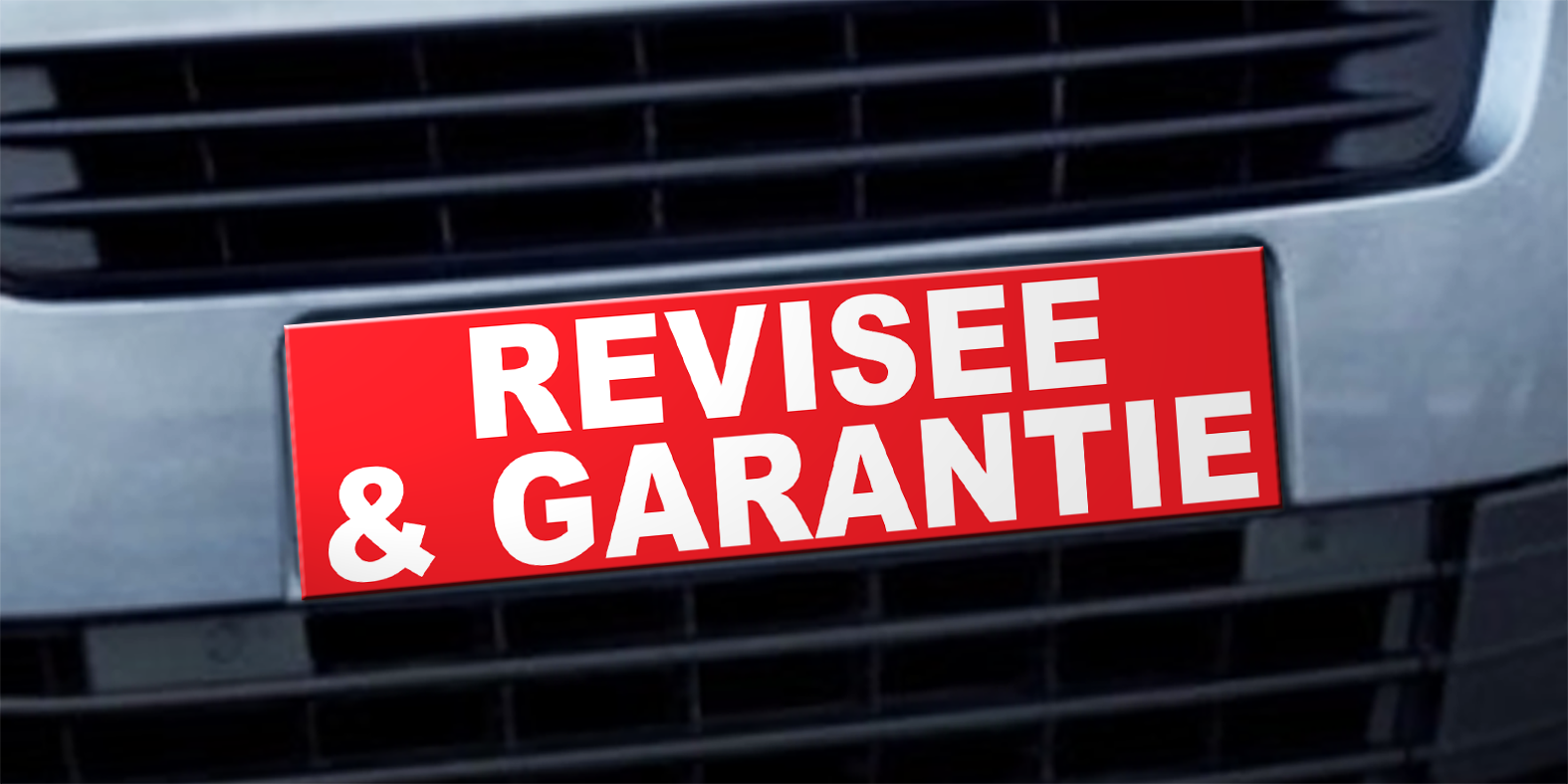 Cache plaque d'immatriculation avantage révisée et garantie - Autosignaletique