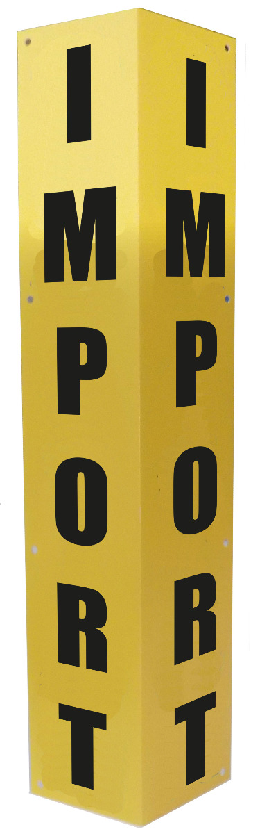 Totem de clôture import - Autosignal&eacute;tique
