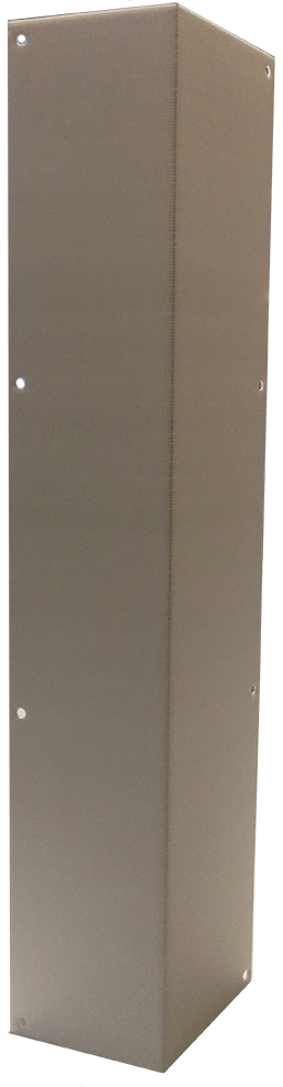 Totem de clôture vierge les 5 ex - Autosignal&eacute;tique