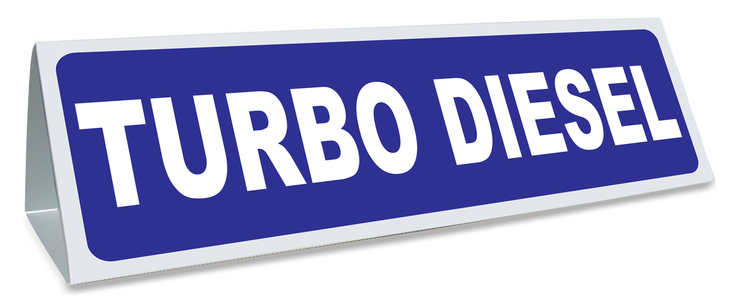Triangle magnétique de toit turbodiesel - Autosignalétique