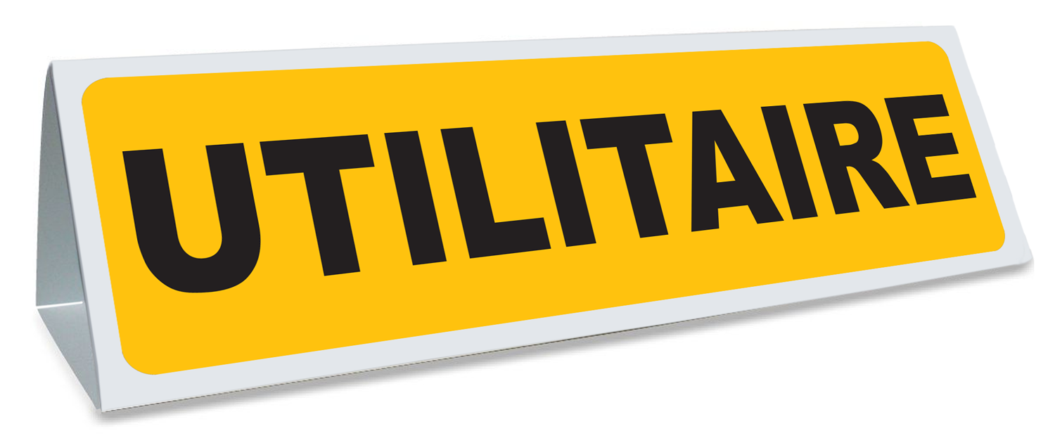 Triangle magnétique de toit utilitaire - Autosignaletique