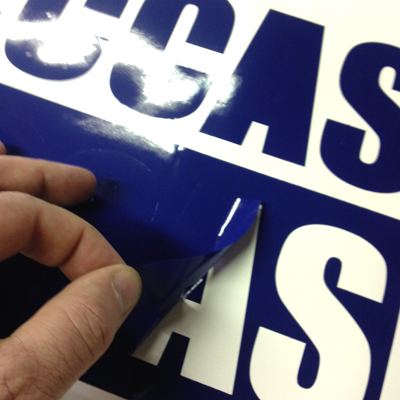 Lettrage adhésif de 50 mm - Autosignalétique