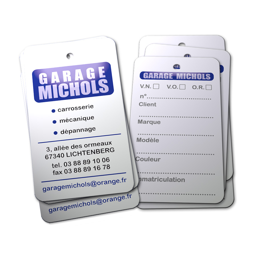 Etiquette de clé ast personnalisée les 100 ex - Autosignaletique