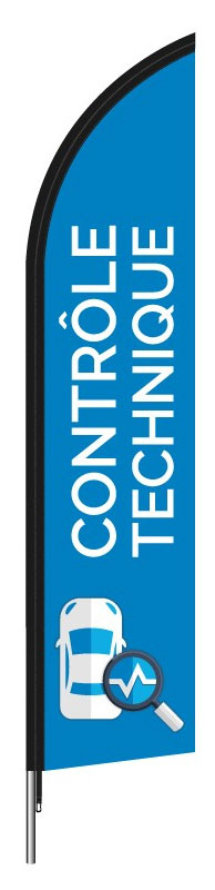 Kit mat voileline contrôle technique 4 m - Autosignal&eacute;tique