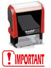 Tampon encreur x-print important - Autosignaletique