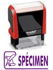 Tampon encreur x-print spécimen - Autosignal&eacute;tique