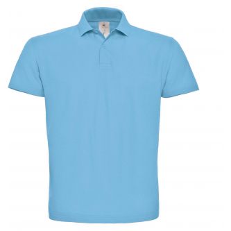 Polo homme manches courtes ID.001 PUI10 - Light Blue
