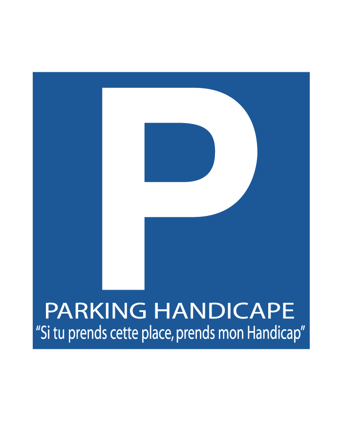 Panneau parking en PVC à commander en ligne chez Autosignalétique dans différents formats et finitions