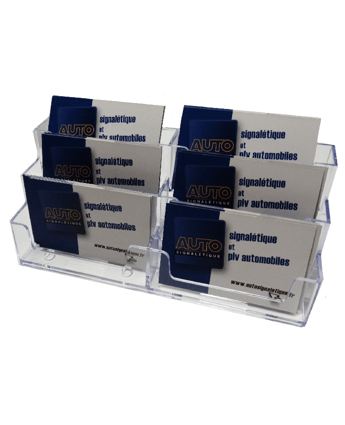 Feyarl Porte-cartes De Visite En Verre Doré Pour Cartes De Visite