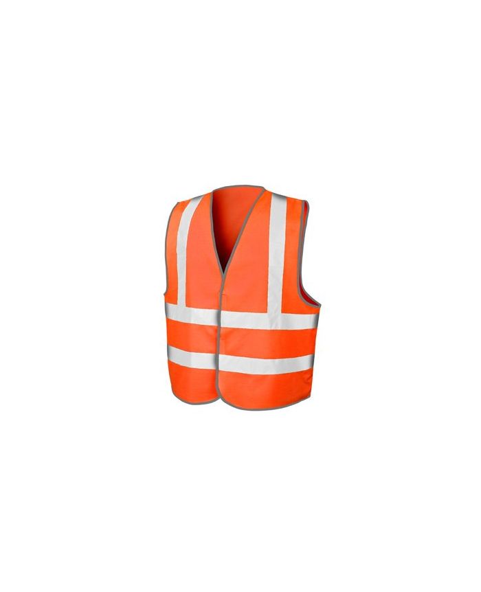 Gilet de s curit orange fluo les 5 ex Autosignal tique gilet