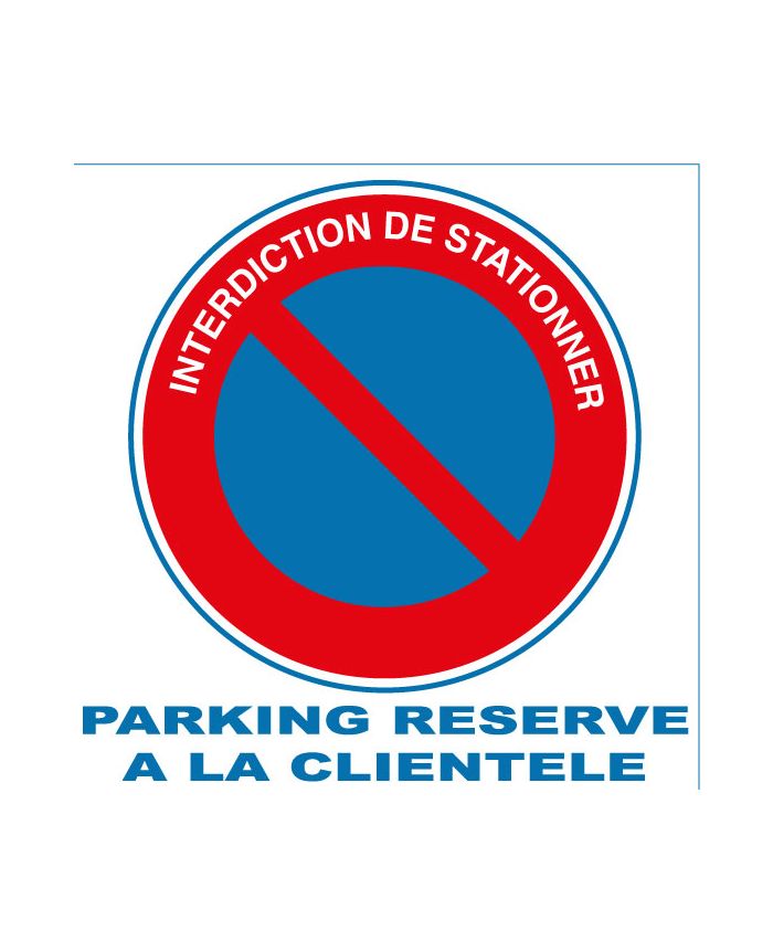 Panneau de stationnement parking privé réservé aux visiteurs + entrée  interdite - Panneaux de stationnement - Panneaux de stationnement pour  propriété privée