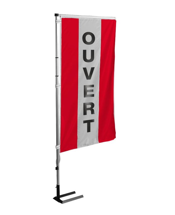 Drapeau Ouvert - services et signalétique