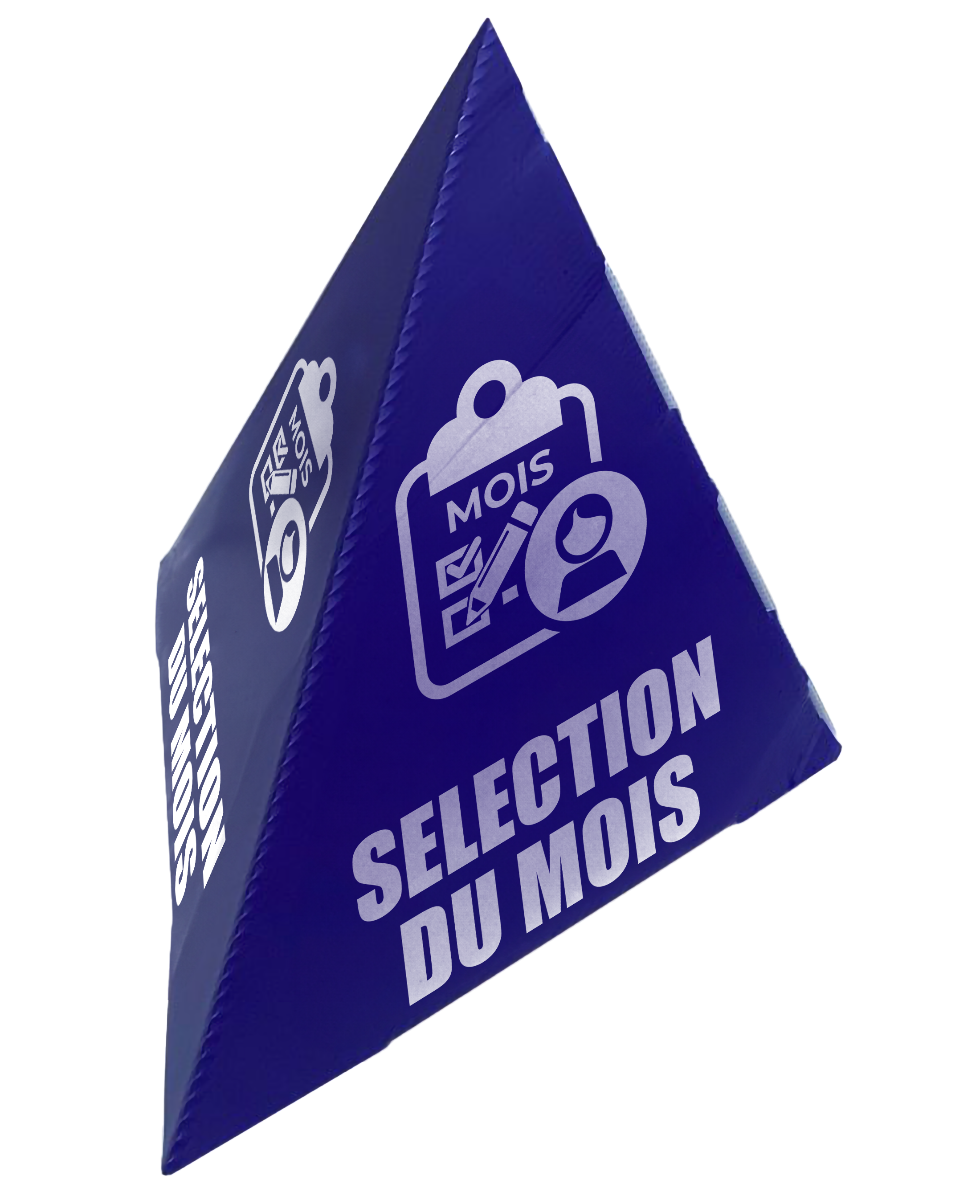 Pyramag sélection du mois coloris bleu en vente chez Autosignalétqiue avec tarifs dégressifs par quantité