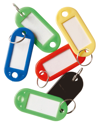 20 Porte Clés Inscriptibles Porte Clef Couleur Porte Etiquette