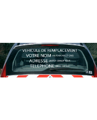 Texte personnalisé, autocollant de pare-brise, bannière de fenêtre,  personnalisé, autocollant de véhicule, voiture, camion, vus, verre -   France