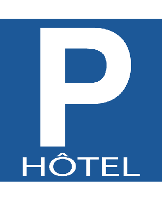 Panneau Parking Hôtel PVC 3 mm