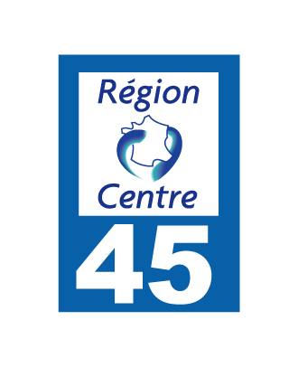 Autocollant Plaque Immatriculation Noir Autocollants Plaque D'immatriculation Département 45 Loiret Plaque Licence IV