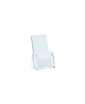 Présentoir plexiglas A6 1 compartiment pour comptoir