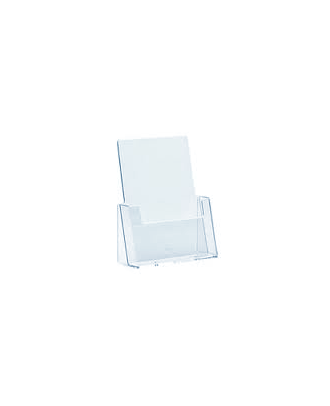 Présentoir plexiglass A5 1 compartiment pour comptoir