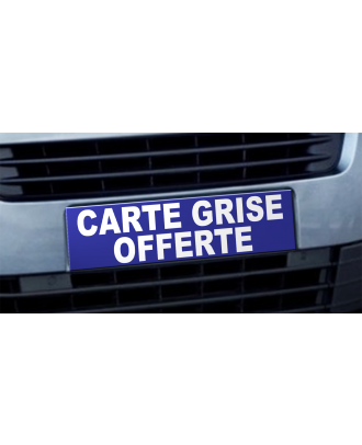 Autocollant Pare Brise Avantage bleu - de 5000 € - Autosignalétique