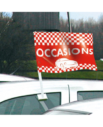 Drapeau de vitre occasion - drapeaux de vitre automobile : Autosignalétique