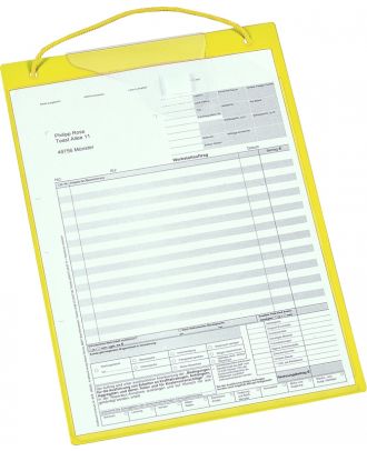 Porte ordre de réparation ECO jaune