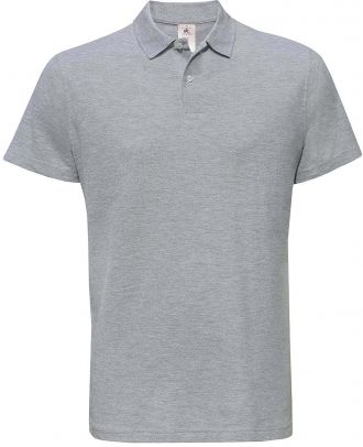Polo manches courtes ID.001 homme - gris chiné