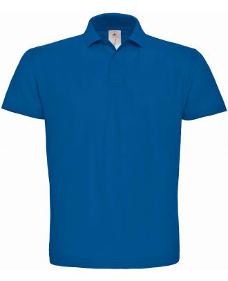 Polo manches courtes ID.001 homme - bleu royal