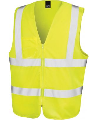 Gilet de sécurité zippé R202X - Fluorescent Yellow