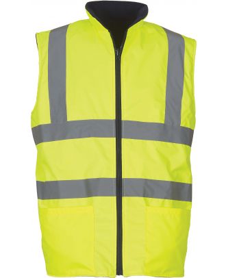 Gilet de sécurité jaune fluo - Textile personnalisable : Autosignalétique